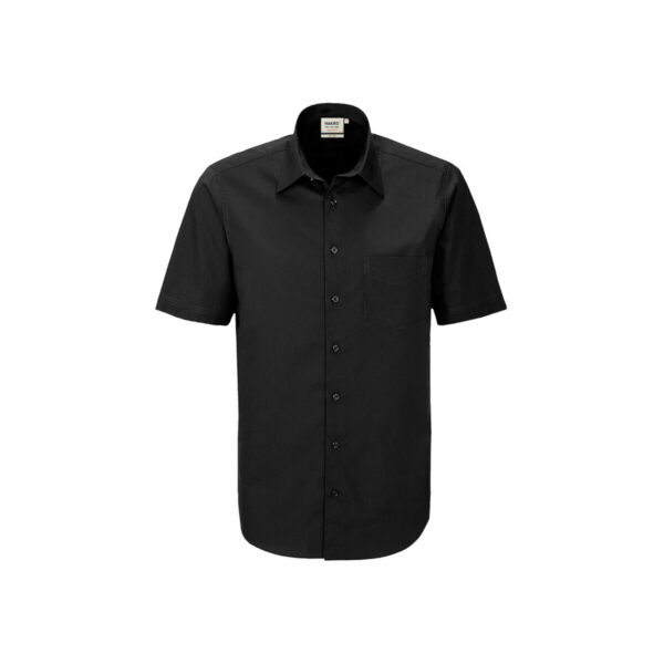 HAKRO HAKRO 1/2-Arm Hemd MIKRALINAR® Comfort schwarz
