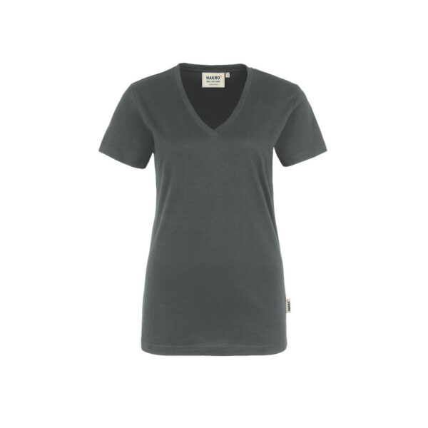 HAKRO HAKRO Damen V-Shirt Classic anthrazit