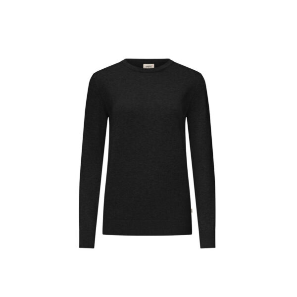 HAKRO HAKRO Damen Pullover Premium-Baumwolle schwarz
