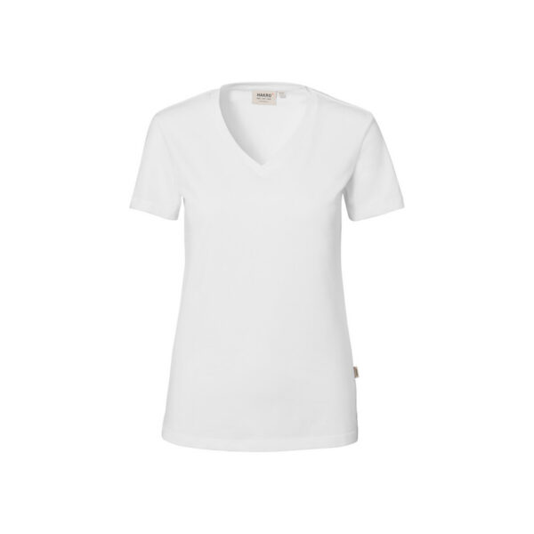 HAKRO HAKRO Damen V-Shirt Stretch weiß