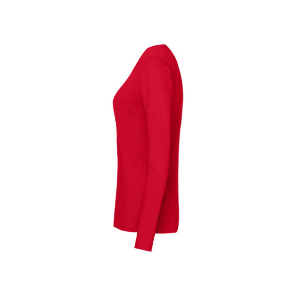 HAKRO-H-10026-rot-seitenansicht - Toolcon.works HAKRO 179 MIKRALINAR® Longsleeve Damen
