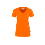 HAKRO-H-10027-orange - Toolcon.works HAKRO 181 MIKRALINAR® V-Shirt Damen