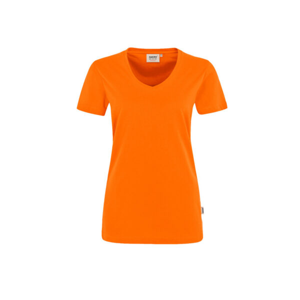 HAKRO HAKRO Damen V-Shirt MIKRALINAR® orange