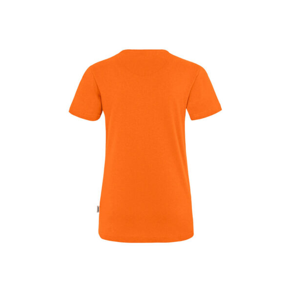 HAKRO-H-10027-orange-rueckansicht - Toolcon.works HAKRO 181 MIKRALINAR® V-Shirt Damen