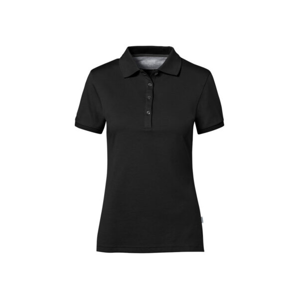 HAKRO HAKRO COTTON TEC® Damen Poloshirt schwarz