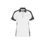 HAKRO-H-10040-weiss-anthrazit - Toolcon.works HAKRO 239 MIKRALINAR® Polo Contrast Damen