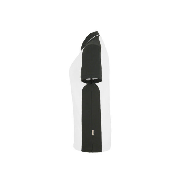 HAKRO-H-10040-weiss-anthrazit-seitenansicht - Toolcon.works HAKRO 239 MIKRALINAR® Polo Contrast Damen