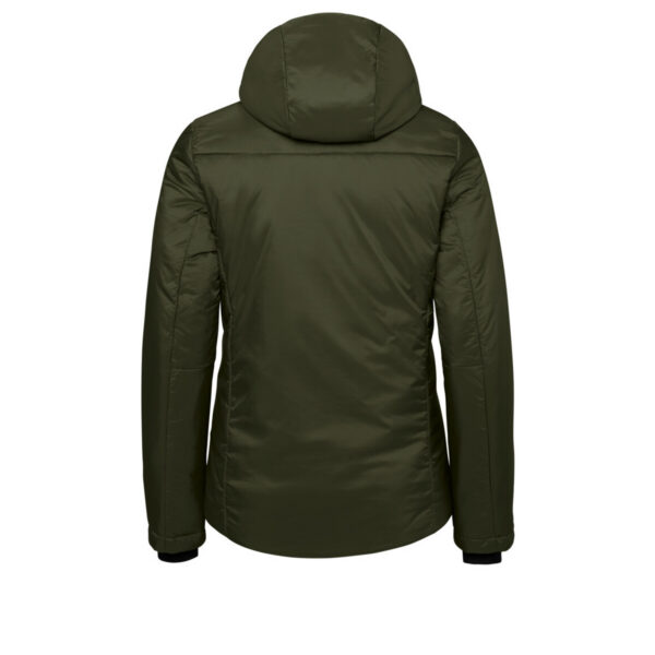 HAKRO-H-10065-olive-rueckansicht - Toolcon.works HAKRO 289 Kapuzen-Thermo-Loftjacke Damen