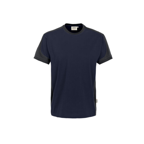 HAKRO HAKRO T-Shirt Contrast MIKRALINAR® tinte/anthrazit