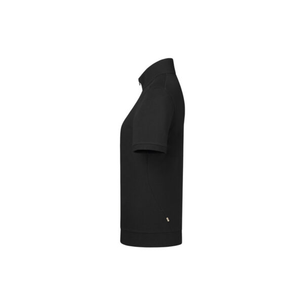 HAKRO-H-10072-schwarz-seitenansicht - Toolcon.works HAKRO 334 MIKRALINAR® NXT Zip-Polo Damen