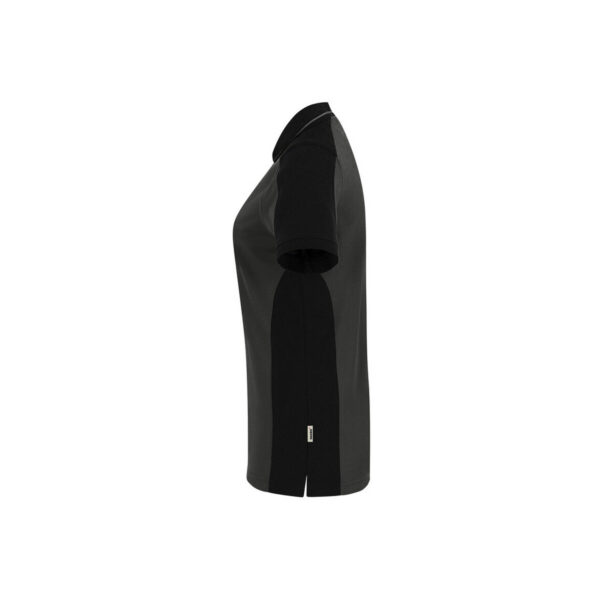 HAKRO-H-10074-karbongrau-schwarz-seitenansicht - Toolcon.works HAKRO 339 MIKRALINAR® NXT Polo Contrast Damen