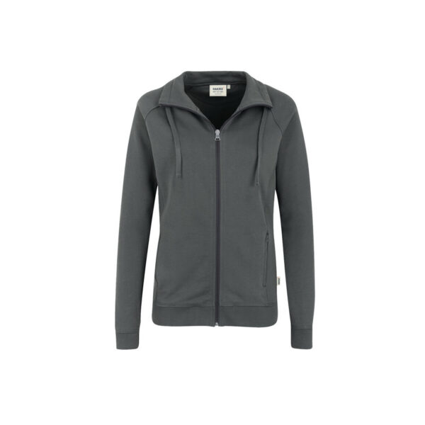 HAKRO HAKRO Damen Sweatjacke Premium anthrazit