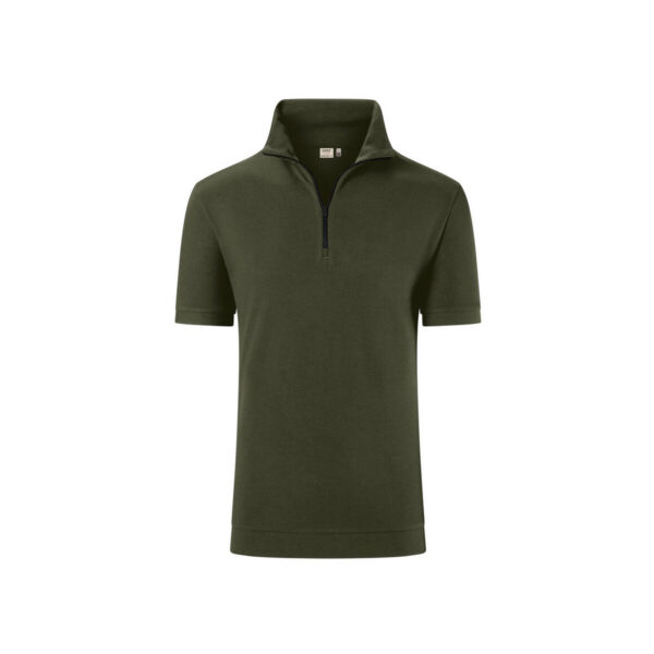 HAKRO HAKRO Zip-Shirt Piqué MIKRALINAR® ECO olive