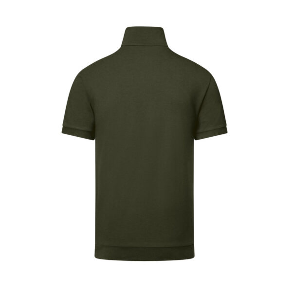 HAKRO-H-10088-olive-rueckansicht - Toolcon.works HAKRO 534 MIKRALINAR® NXT Zip-Polo