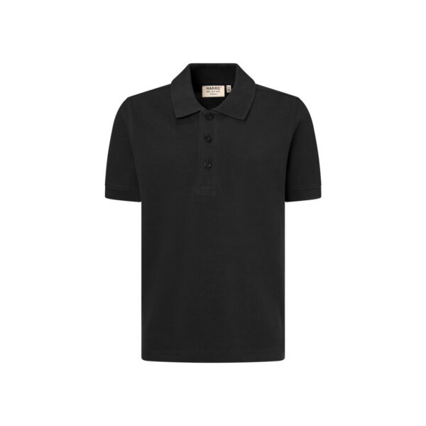 HAKRO HAKRO Kinder Poloshirt Bio-Baumwolle schwarz