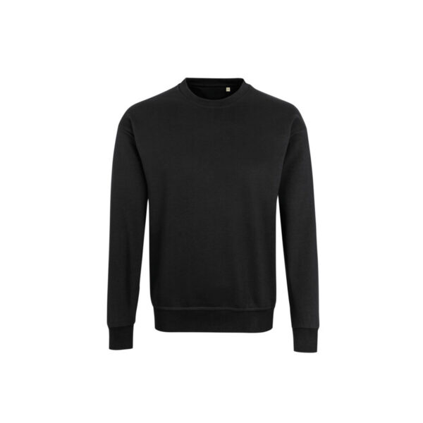 HAKRO Label-Free Sweatshirt Heavy MIKRALINAR® ECO schwarz