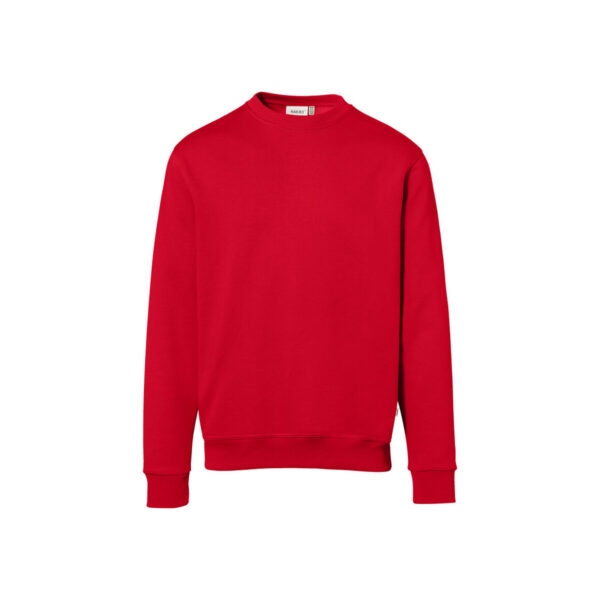 HAKRO HAKRO Sweatshirt Bio-Baumwolle rot