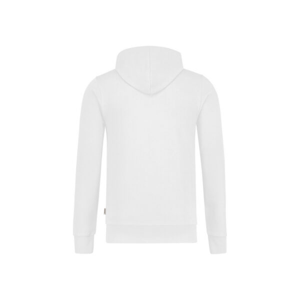 HAKRO-H-10106-weiss-rueckansicht - Toolcon.works HAKRO 605 Premium Kapuzen-Sweatjacke