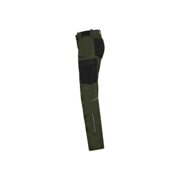 HAKRO-H-10115-olive-seitenansicht - Toolcon.works HAKRO 714 Cargo-Performancehose Damen
