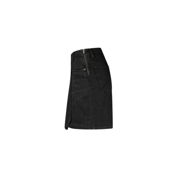 HAKRO-H-10119-schwarz-seitenansicht - Toolcon.works HAKRO 732 X-Stretch Jeansskort Damen