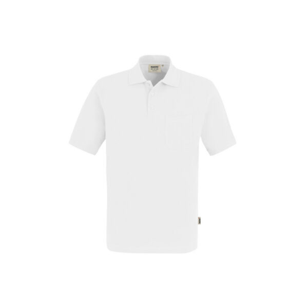 HAKRO HAKRO Pocket-Poloshirt Top weiß