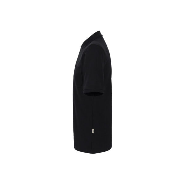 HAKRO-H-10139-schwarz-seitenansicht - Toolcon.works HAKRO 812 MIKRALINAR® Pocket-Polo