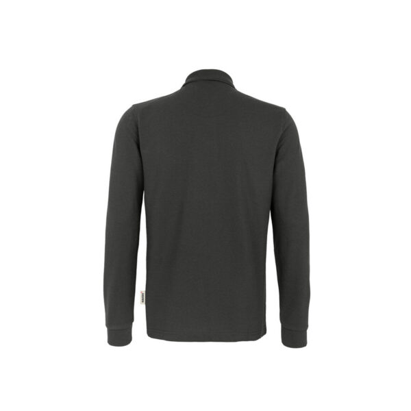 HAKRO-H-10141-karbongrau-rueckansicht - Toolcon.works HAKRO 815 MIKRALINAR® Longsleeve-Polo