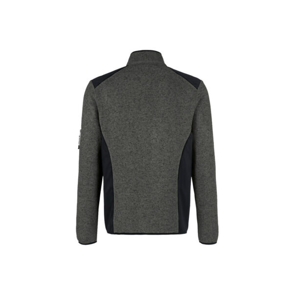 HAKRO-H-10147-anthrazit-meliert-rueckansicht - Toolcon.works HAKRO 836 Strickfleecejacke Contrast