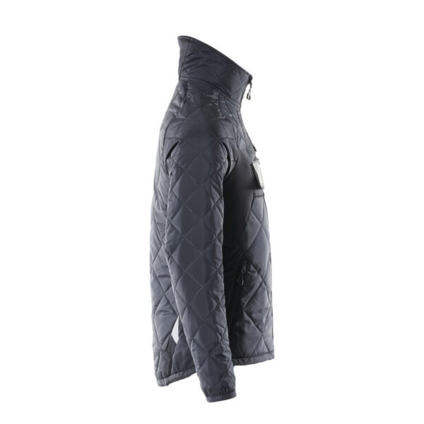 MASCOT-18015-318-schwarzblau-meliert-seitenansicht-rechts - Toolcon.works MASCOT Thermojacke ACCELERATE 18015-318