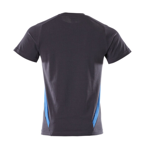MASCOT-18082-250-schwarzblau-azurblau-rueckansicht - Toolcon.works MASCOT T-Shirt ACCELERATE 18082-250