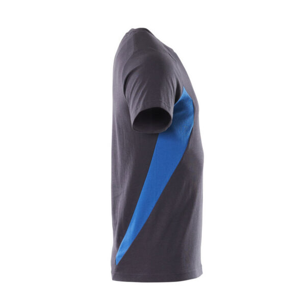 MASCOT-18082-250-schwarzblau-azurblau-seitenansicht-rechts - Toolcon.works MASCOT T-Shirt ACCELERATE 18082-250