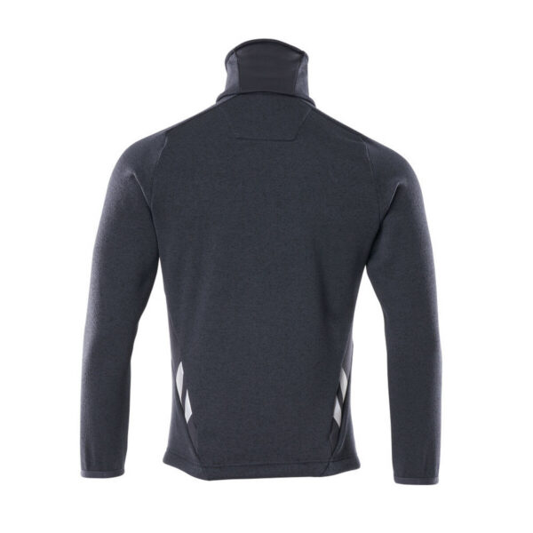 MASCOT-18105-951-schwarzblau-rueckansicht - Toolcon.works MASCOT Strickpullover mit Reißverschluss ACCELERATE 18105-951