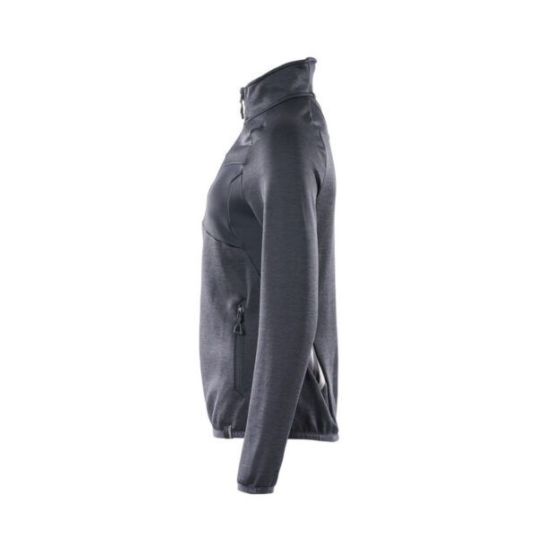MASCOT-18153-316-schwarzblau-seitenansicht-links - Toolcon.works MASCOT Fleecejacke ACCELERATE 18153-316