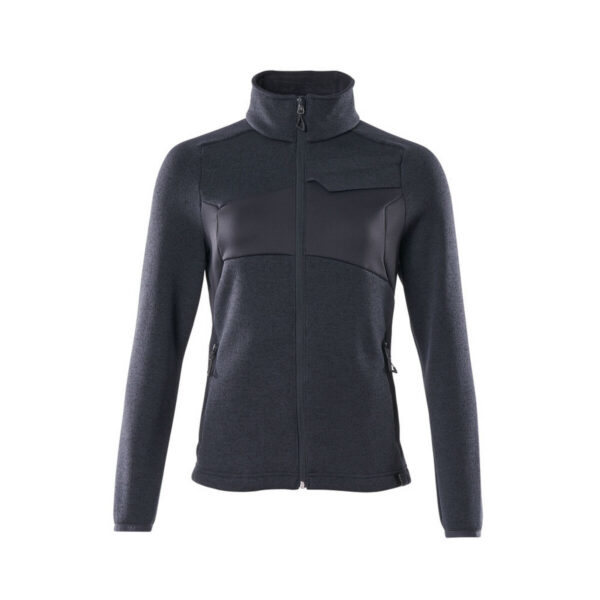 MASCOT Strickpullover mit Reißverschluss ACCELERATE Schwarzblau