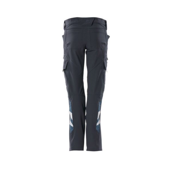 MASCOT-18188-511-schwarzblau-rueckansicht - Toolcon.works MASCOT Hose mit Schenkeltaschen ACCELERATE 18188-511