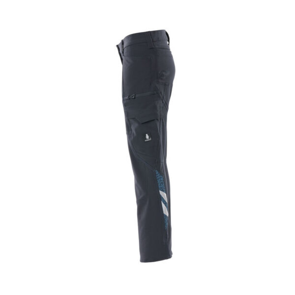 MASCOT-18188-511-schwarzblau-seitenansicht-links - Toolcon.works MASCOT Hose mit Schenkeltaschen ACCELERATE 18188-511