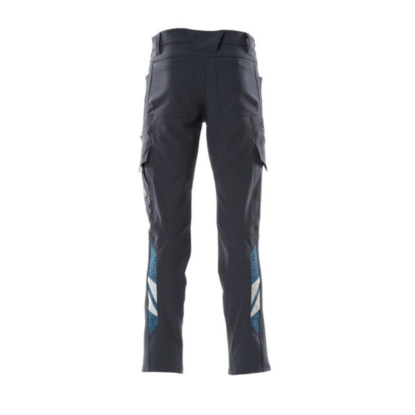 MASCOT-18279-511-schwarzblau-rueckansicht - Toolcon.works MASCOT Hose mit Schenkeltaschen ACCELERATE 18279-511