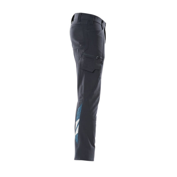 MASCOT-18279-511-schwarzblau-seitenansicht-rechts - Toolcon.works MASCOT Hose mit Schenkeltaschen ACCELERATE 18279-511