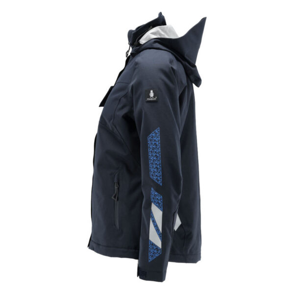 MASCOT-18345-231-schwarzblau-seitenansicht-links - Toolcon.works MASCOT Winterjacke ACCELERATE 18345-231