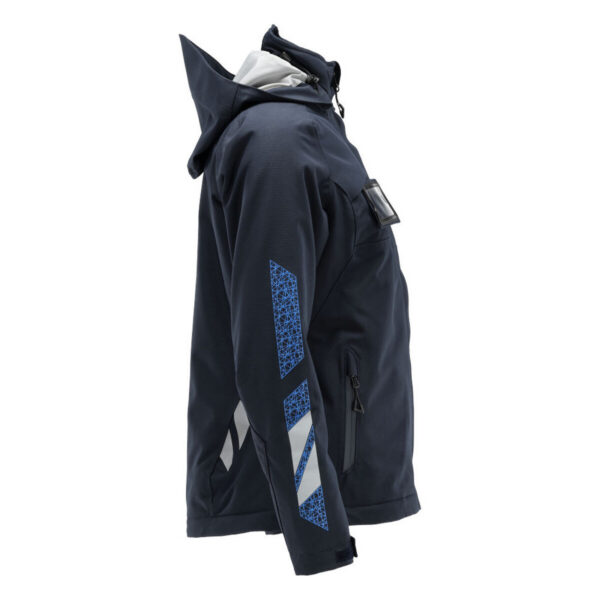 MASCOT-18345-231-schwarzblau-seitenansicht-rechts - Toolcon.works MASCOT Winterjacke ACCELERATE 18345-231