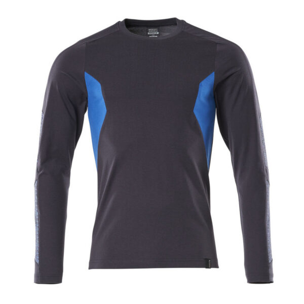MASCOT Langarmshirt ACCELERATE Schwarzblau/Azurblau