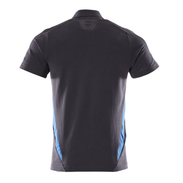 MASCOT-18383-961-schwarzblau-azurblau-rueckansicht - Toolcon.works MASCOT Polo-Shirt ACCELERATE 18383-961