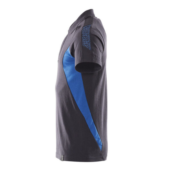 MASCOT-18383-961-schwarzblau-azurblau-seitenansicht-links - Toolcon.works MASCOT Polo-Shirt ACCELERATE 18383-961