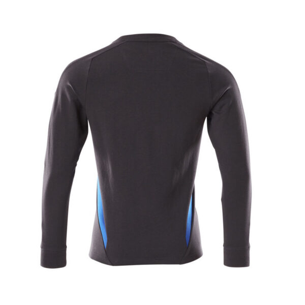 MASCOT-18384-962-schwarzblau-azurblau-rueckansicht - Toolcon.works MASCOT Sweatshirt ACCELERATE 18384-962