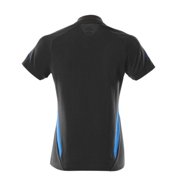 MASCOT-18393-961-schwarzblau-azurblau-rueckansicht - Toolcon.works MASCOT Polo-Shirt ACCELERATE 18393-961