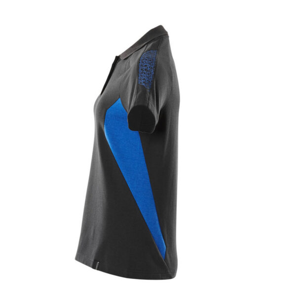 MASCOT-18393-961-schwarzblau-azurblau-seitenansicht-links - Toolcon.works MASCOT Polo-Shirt ACCELERATE 18393-961