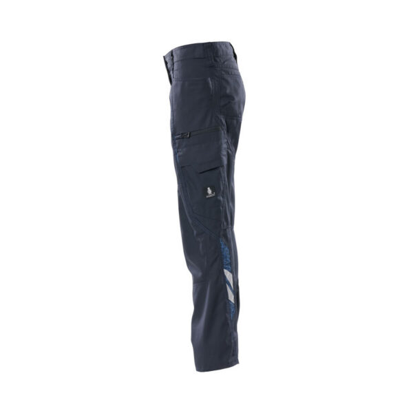 MASCOT-18488-230-schwarzblau-seitenansicht-links - Toolcon.works MASCOT Hose mit Schenkeltasche ACCELERATE 18488-230
