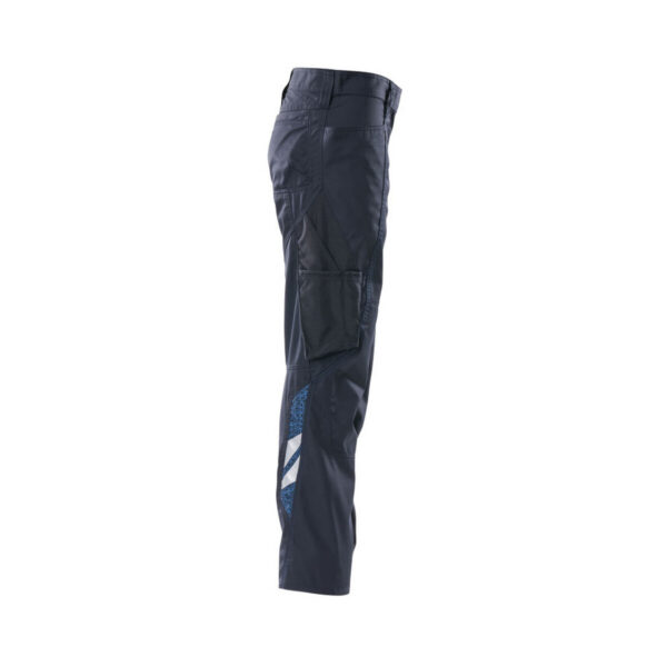 MASCOT-18488-230-schwarzblau-seitenansicht-rechts - Toolcon.works MASCOT Hose mit Schenkeltasche ACCELERATE 18488-230