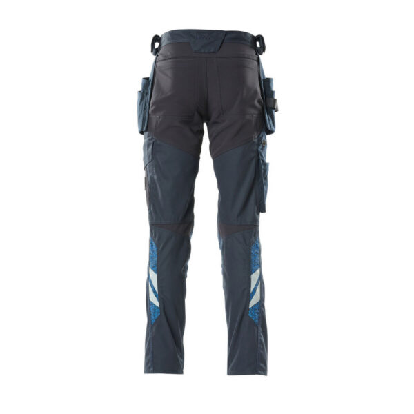 MASCOT-18531-442-schwarzblau-rueckansicht - Toolcon.works MASCOT Hose mit Hängetaschen ACCELERATE 18531-442