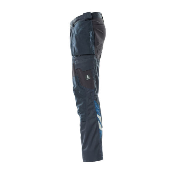 MASCOT-18531-442-schwarzblau-seitenansicht-links - Toolcon.works MASCOT Hose mit Hängetaschen ACCELERATE 18531-442